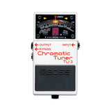 Boss TU-3 Chromatic Tuner pedal, compact enclosure with MODE and STREAM/CENT buttons