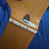 1990s Fender 51 Precision Bass - nut and first fret close-up - Pauls Guitar Hideout