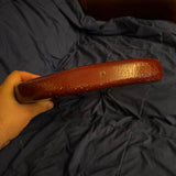 Late 70s Fender Lead Body Red - body edge finish checking - Pauls Guitar Hideout