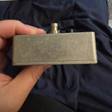2008 Electro-Harmonix Bass Big Muff Pi - front edge showing jacks - Pauls Guitar Hideout